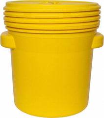 Eagle - 20 Gallon Closure Capacity, Screw On Closure, Yellow Lab Pack - 5 Gallon Container, Polyethylene, 125 Lb. Capacity, UN 1H2/X57/S Listing - Americas Industrial Supply