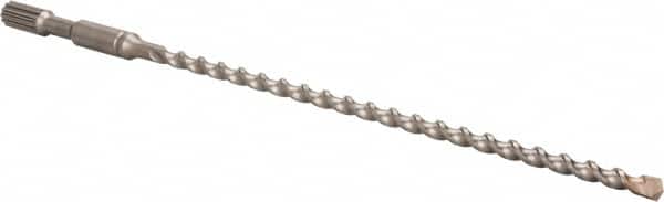 Milwaukee Tool - 1/2" Diam, Spline Shank, Carbide-Tipped Rotary & Hammer Drill Bit - Americas Industrial Supply