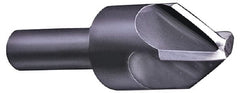 Hertel - 1/2" Head Diam, 3/8" Shank Diam, 4 Flute 60° High Speed Steel Countersink - Americas Industrial Supply