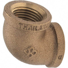 Merit Brass - Class 125, 1/2" Internal Pipe, Brass 90° Street Elbow - FBSPT x FBSPT - Americas Industrial Supply