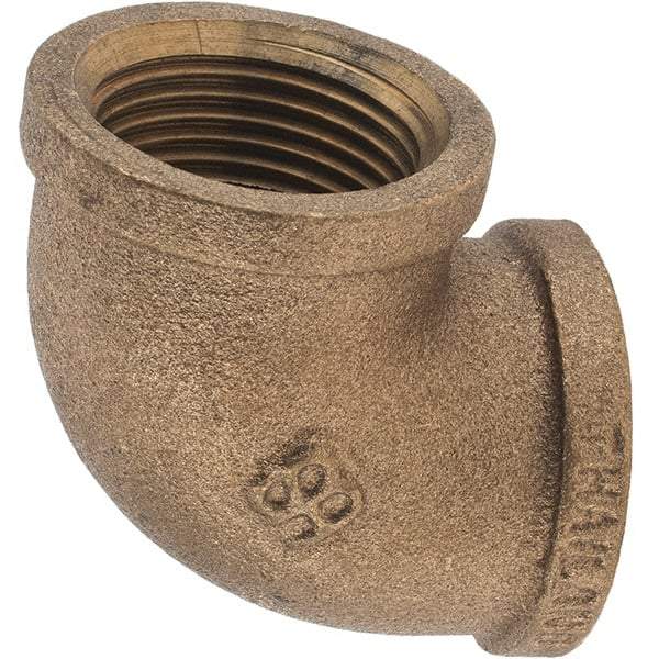 Merit Brass - Class 125, 1" Internal Pipe, Brass 90° Street Elbow - FBSPT x FBSPT - Americas Industrial Supply