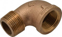 Merit Brass - Class 125, 1" Internal Pipe, Brass 90° Street Elbow - FBSPT x MBSPT - Americas Industrial Supply