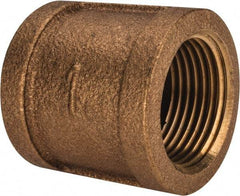 Merit Brass - Class 125, 1" Internal Pipe, Brass Coupling - FBSPT x FBSPT - Americas Industrial Supply