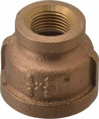Merit Brass - Class 125, 3/4 x 3/8" Internal Pipe, Brass Reducing Coupling - FBSPT x FBSPT - Americas Industrial Supply