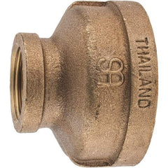 Merit Brass - Class 125, 2 x 1" Internal Pipe, Brass Reducing Coupling - FBSPT x FBSPT - Americas Industrial Supply