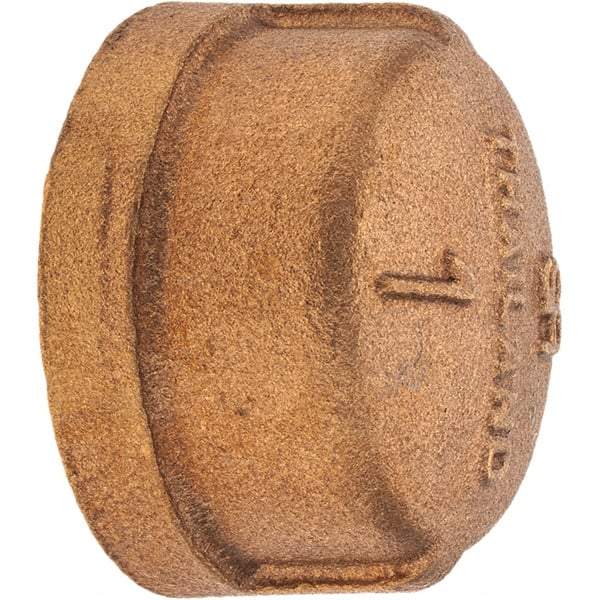Merit Brass - Class 125, 1" Internal Pipe, Brass End Cap - FBSPT - Americas Industrial Supply