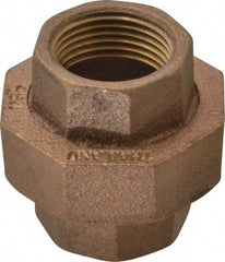Merit Brass - Class 125, 1" Internal Pipe, Brass Union - FBSPT x FBSPT - Americas Industrial Supply