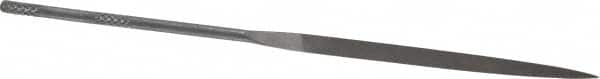 Nicholson - 5-1/2" Needle Precision Swiss Pattern Barrette File - Round Handle - Americas Industrial Supply