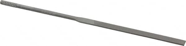 Nicholson - 4" Needle Precision Swiss Pattern Equalling File - Round Handle - Americas Industrial Supply