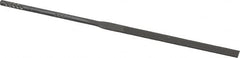 Nicholson - 4" Needle Precision Swiss Pattern Equalling File - Round Handle - Americas Industrial Supply