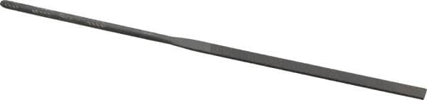 Nicholson - 6-1/4" Needle Precision Swiss Pattern Equalling File - Round Handle - Americas Industrial Supply