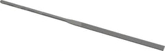 Nicholson - 6-1/4" Needle Precision Swiss Pattern Equalling File - Round Handle - Americas Industrial Supply