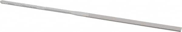 Nicholson - 6-1/4" Needle Precision Swiss Pattern Equalling File - Round Handle - Americas Industrial Supply