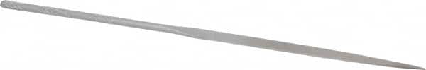 Nicholson - 6-1/4" Needle Precision Swiss Pattern Knife File - Round Handle - Americas Industrial Supply