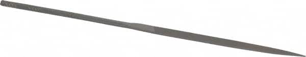 Nicholson - 6-1/4" Needle Precision Swiss Pattern Knife File - Round Handle - Americas Industrial Supply