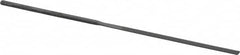 Nicholson - 6-1/4" Needle Precision Swiss Pattern Slitting File - Round Handle - Americas Industrial Supply