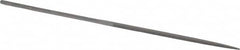 Nicholson - 6-1/4" Needle Precision Swiss Pattern Square File - Round Handle - Americas Industrial Supply