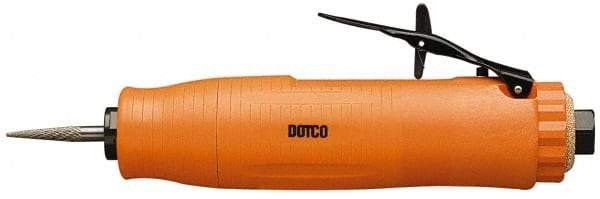 Dotco - 1/4" Collet, Straight Handle, Air Straight Die Grinder - 23,000 RPM, Front Exhaust, 38 CFM, 0.9 hp - Americas Industrial Supply