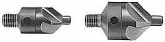 1-5/32″ OAL, 1/2″ Head Diam, 4 Flute 82° Incl Angle, Adjustable Stop Countersink 1/4-28 Straight Threaded Shank, 3/16″ Pilot Diam, Solid Carbide