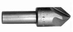 Hertel - 3/4" Head Diam, 1/2" Shank Diam, 4 Flute 100° High Speed Steel Countersink - 2-11/16" OAL, Straight Shank - Americas Industrial Supply