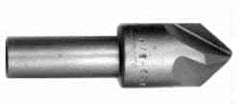 Hertel - 7/8" Head Diam, 1/2" Shank Diam, 4 Flute 120° High Speed Steel Countersink - Americas Industrial Supply