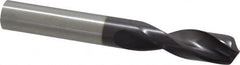 Guhring - 1/2" 130° Parabolic Flute Powdered Metal Screw Machine Drill Bit - FIREX Finish, Right Hand Cut, 2.008" Flute Length, 4.016" OAL, Cone Relief Point, Straight Shank - Americas Industrial Supply