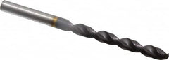 Guhring - 19/64" 130° Powdered Metal Jobber Drill - FIREX Finish, Right Hand Cut, Parabolic Flute, Straight Shank, 109mm OAL, Cone Relief Point - Americas Industrial Supply