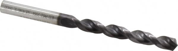 Guhring - 21/64" 130° Powdered Metal Jobber Drill - FIREX Finish, Right Hand Cut, Parabolic Flute, Straight Shank, 4-19/32" OAL, Cone Relief Point - Americas Industrial Supply