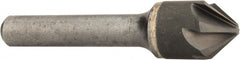 Made in USA - 5/8" Head Diam, 3/8" Shank Diam, 6 Flute 82° Solid Carbide Countersink - Americas Industrial Supply