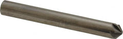 Made in USA - 1/4" Head Diam, 1/4" Shank Diam, 6 Flute 100° Solid Carbide Countersink - Americas Industrial Supply
