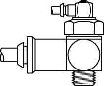 Parker - 3/8 Inlet Brass Hydraulic Control Valve - 3/8 Thread - Americas Industrial Supply