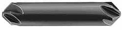 Made in USA - 3/8" Head Diam, 6 Flute 90° Solid Carbide Countersink - Americas Industrial Supply