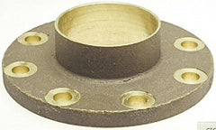 NIBCO - 1-1/4" Pipe, 4-5/8" OD, Cast Copper Companion Pipe Flange - 150 psi, C End Connection, 3-1/2" Across Bolt Hole Centers - Americas Industrial Supply