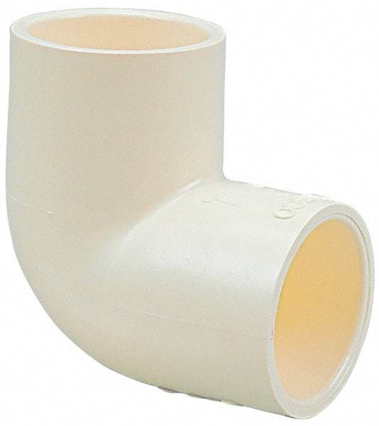 NIBCO - 1-1/4" CPVC Plastic Pipe 90° Elbow - Slip x Slip End Connections - Americas Industrial Supply