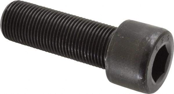 Value Collection - 1-12 UNF Hex Socket Drive, Socket Cap Screw - Alloy Steel, Black Oxide Finish, Fully Threaded, 3" Length Under Head - Americas Industrial Supply