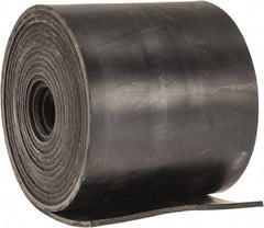 Made in USA - 1/16" Thick x 2" Wide x 60" Long, Plain Backed Neoprene Rubber Strip - Stock Length, 60 Shore A Durometer, 2,500 psi Tensile Strength, -40 to 225°F, Black - Americas Industrial Supply