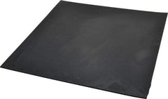 Made in USA - 12" Long, 12" Wide, 1/8" Thick, Neoprene Rubber Foam Sheet - 50 to 60 Durometer, Black, -40 to 225°F, 2,500 psi Tensile Strength, Plain Backing, Stock Length - Americas Industrial Supply