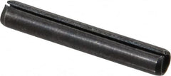 Value Collection - 5/32" Diam x 1" Long Slotted Spring Pin - Grade 1070-1090 Alloy Steel, Black Oxide Finish - Americas Industrial Supply