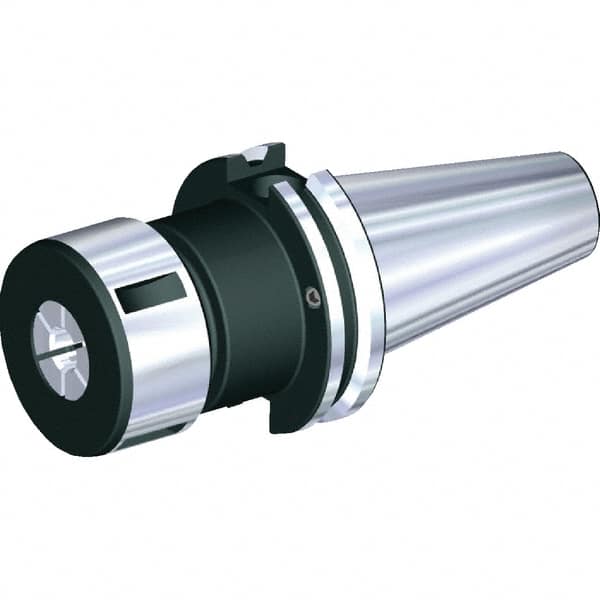 Kennametal - 5/64" to 1" Capacity, 6" Projection, CAT40 Taper Shank, TG/PG 100 Collet Chuck - 8.687" OAL - Exact Industrial Supply