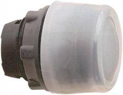 Schneider Electric - 22mm Mount Hole, Extended Straight, Pushbutton Switch Only - Round, Black Pushbutton, Nonilluminated, Momentary (MO) - Americas Industrial Supply