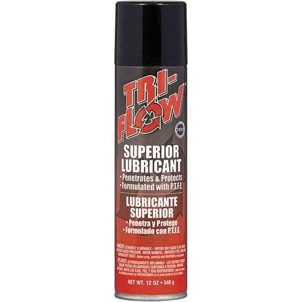 Tri-Flow - 12 oz Aerosol Petroleum Lubricant - Brown, -60°F to 475°F - Americas Industrial Supply