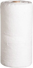 PRO-SAFE - 49 Gal Capacity per Package, Oil Only Roll - 150' Long x 30" Wide, White, Polypropylene - Americas Industrial Supply