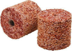 3M - 2" Diam, 1/4" Face Width, 1/4" Center Hole, Coarse Grade, Ceramic Deburring Wheel - Unitized, Hard Density 7 Grade - Americas Industrial Supply