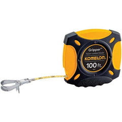 Komelon - 100' x 3/8" Yellow Blade Tape Measure - Americas Industrial Supply