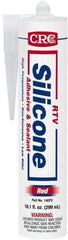 CRC - 12 oz Cartridge Red Silicone Sealant - -80 to 500°F Operating Temp, 60 min Tack Free Dry Time, 24 hr Full Cure Time - Americas Industrial Supply