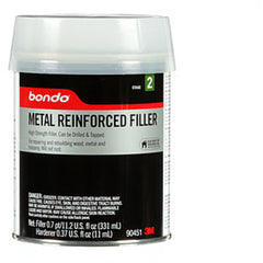 Bondo Metal Reinforced Filler 90451 0.7 Pint - Americas Industrial Supply