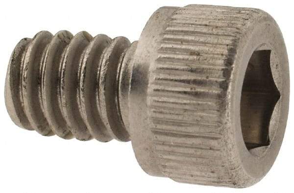 Value Collection - #8-32 UNC Hex Socket Drive, Socket Cap Screw - Grade 18-8 Stainless Steel, Uncoated, 1/4" Length Under Head - Americas Industrial Supply