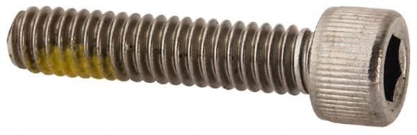 Value Collection - #8-32 UNC Hex Socket Drive, Socket Cap Screw - Grade 18-8 Stainless Steel, Uncoated, 3/4" Length Under Head - Americas Industrial Supply
