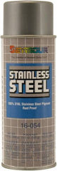 Seymour of Sycamore - Stainless Steel, 13 oz Net Fill, Satin, Metallic Spray Paint - 13 oz Container - Americas Industrial Supply