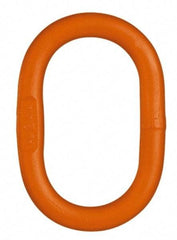 Pewag - G100 Grade Orange Alloy Steel Oblong Master Link - 1-1/4" Diameter, 45,000 Lb Load Limit - Americas Industrial Supply